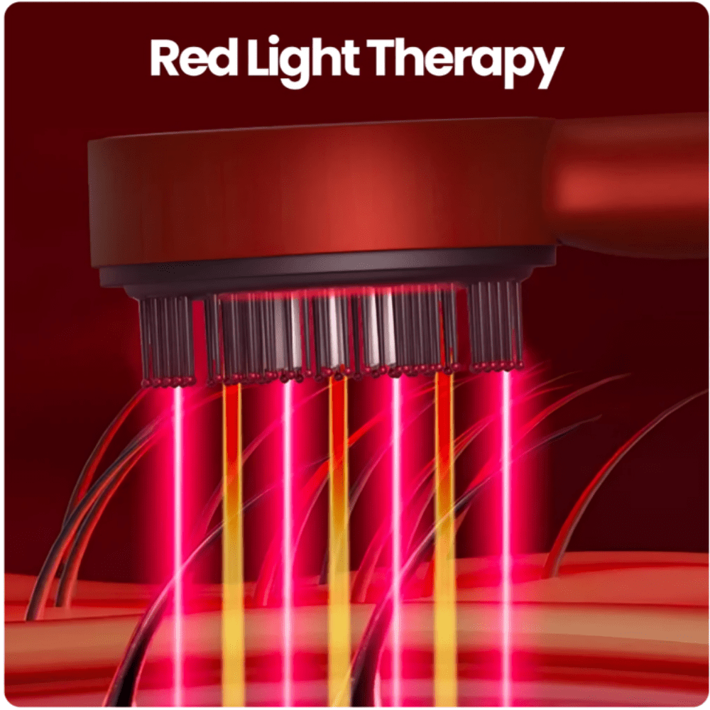 Thrive - Red Light Hair Growth Massaging Brush - Thrive At Home Co.