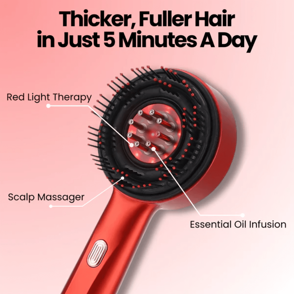 Thrive - Red Light Hair Growth Massaging Brush - Thrive At Home Co.
