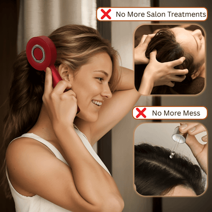 Thrive - Red Light Hair Growth Massaging Brush - Thrive At Home Co.