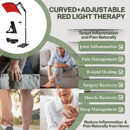 Thrive - Curved Adjustable Red Light Therapy - Thrive At Home Co.