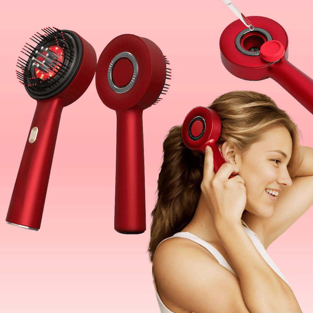 Thrive - Red Light Hair Growth Massaging Brush - Thrive At Home Co.